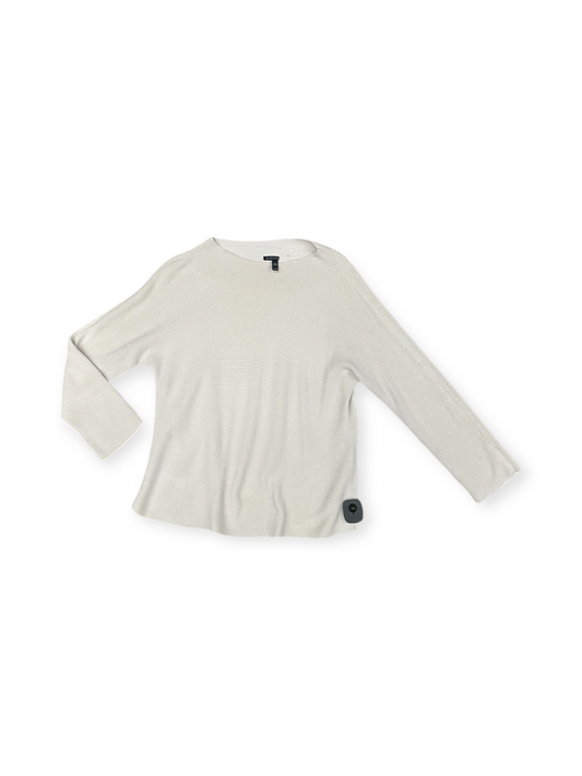 Top Long Sleeve By Eileen Fisher In Beige, Size: Xs