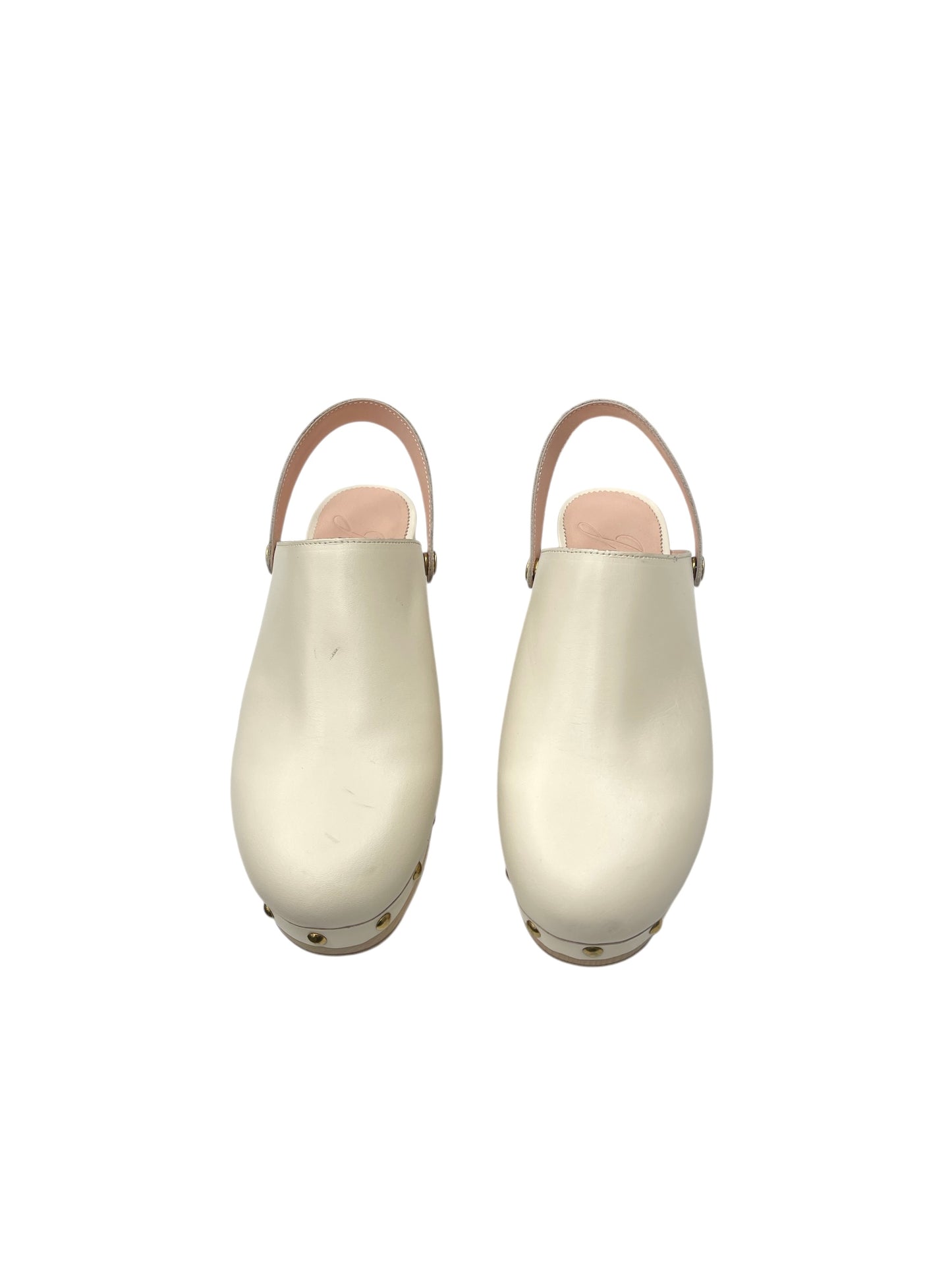 Shoes Heels Block By J. Crew In Cream, Size: 9.5