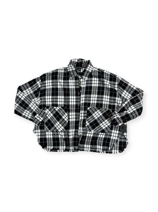 Top Long Sleeve By Hyfve In Black & White, Size: S