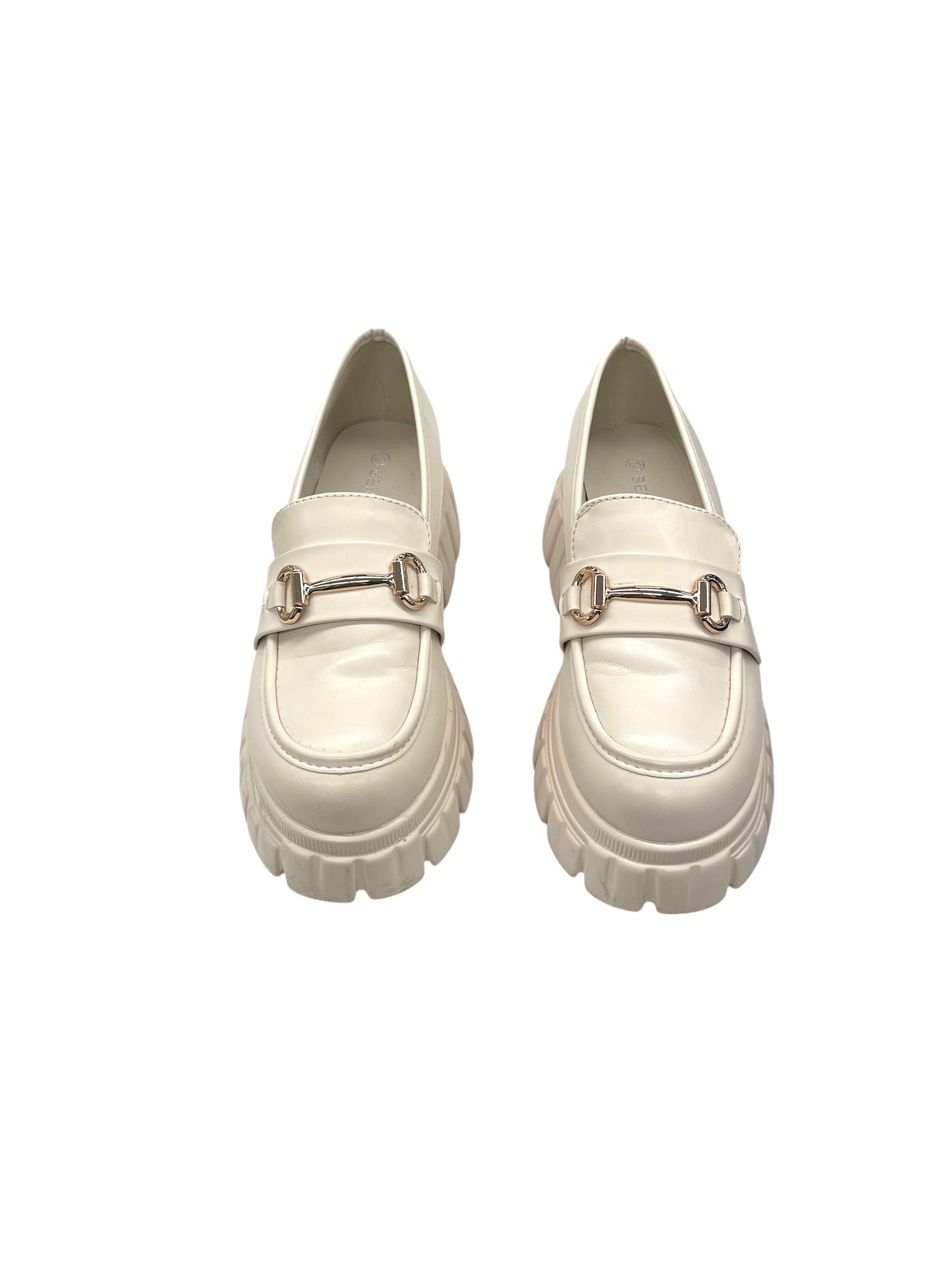 Shoes Heels Platform By Berness In Cream, Size: 6.5