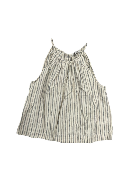 Top Sleeveless By Madewell In Striped Pattern, Size: Xl