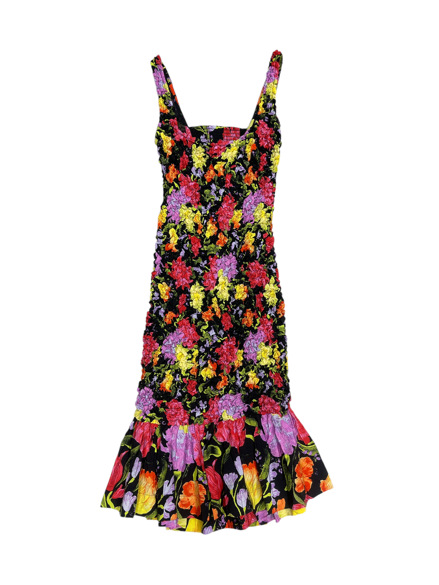 Dress Party Midi By Anthropologie In Multi-colored, Size: L/XL