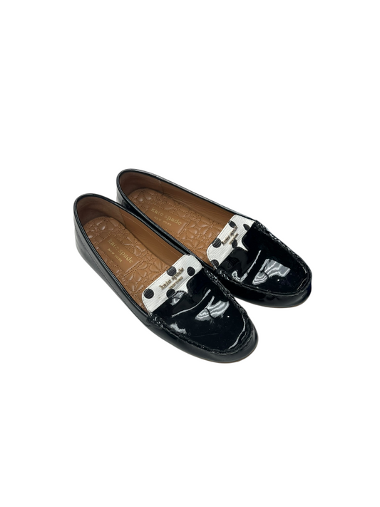 Shoes Designer By Kate Spade In Black & White, Size: 6.5