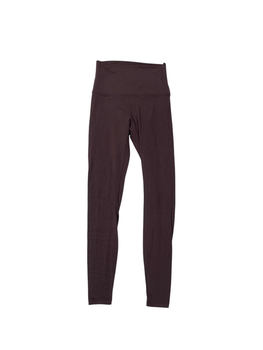 Athletic Leggings By Lululemon In Brown, Size: 4