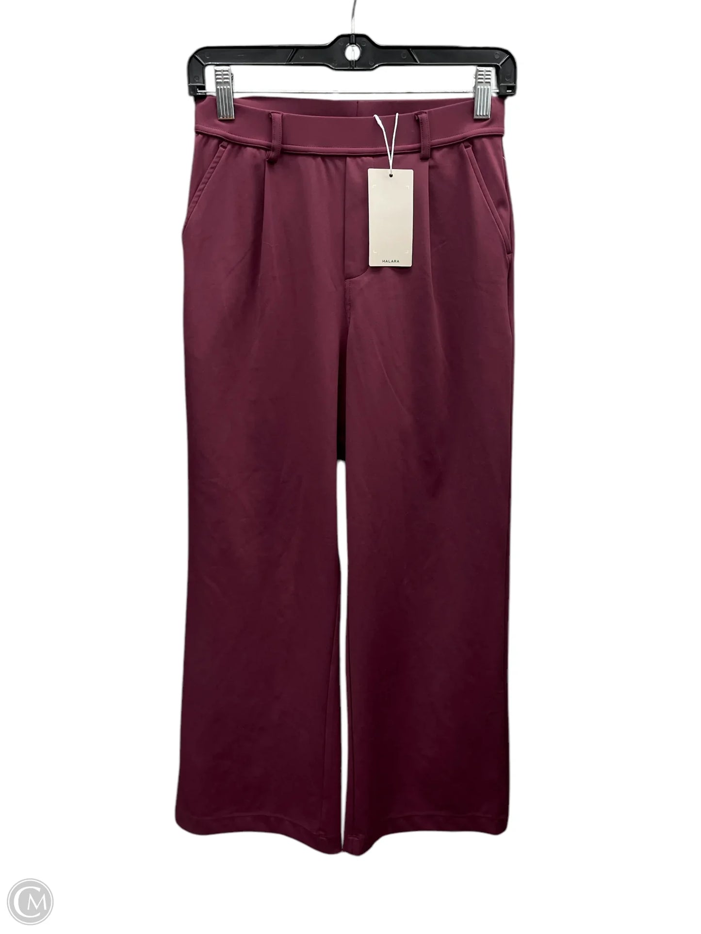 Pants Wide Leg By Clothes Mentor In Maroon, Size: Xsp