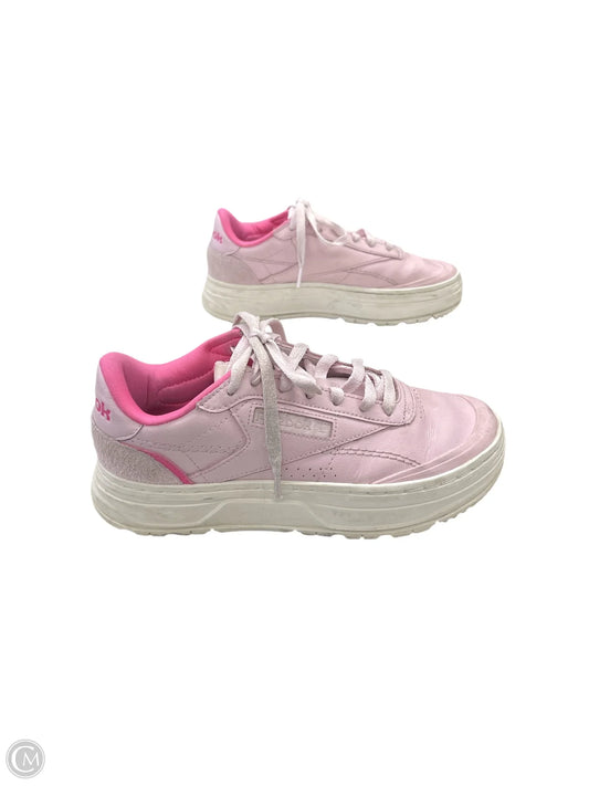 Shoes Athletic By Reebok In Pink, Size: 7