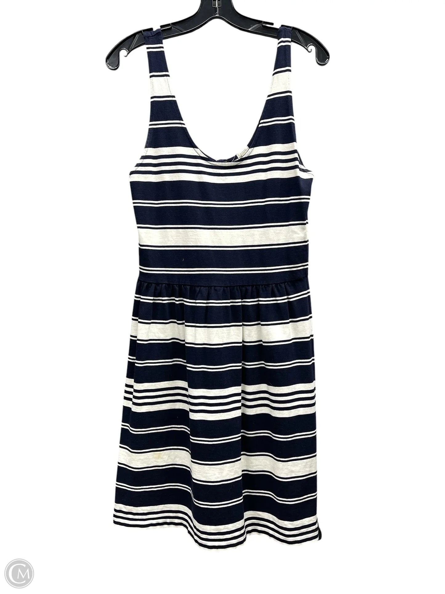 Dress Casual Midi By J. Crew In Striped Pattern, Size: M