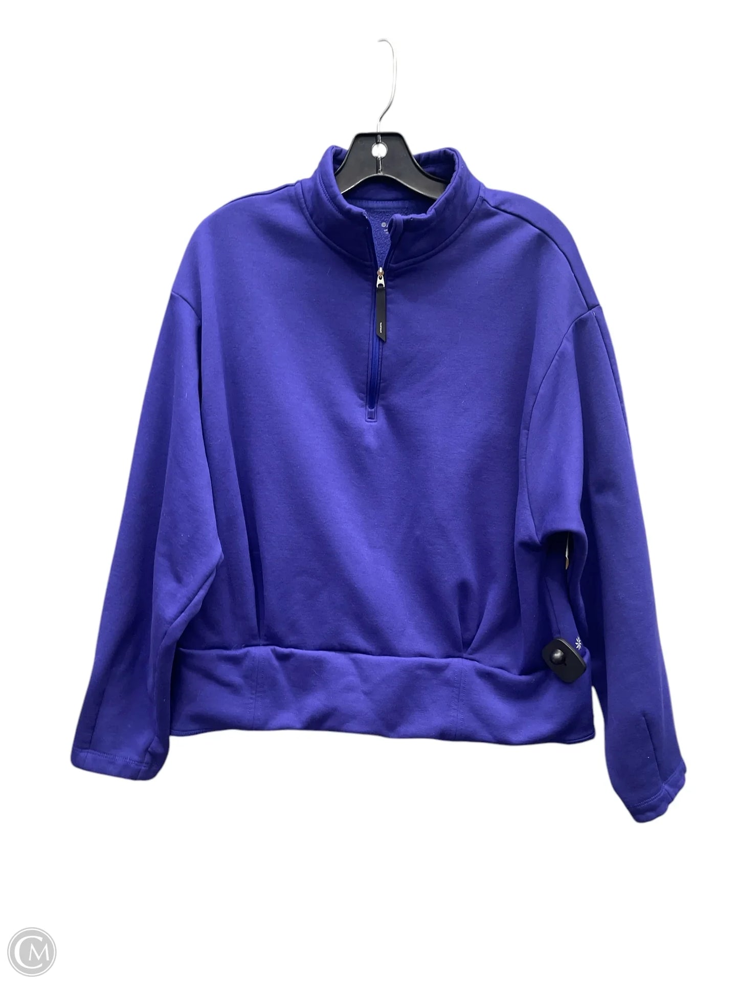 Sweatshirt Collar By Athleta In Purple, Size: Xl