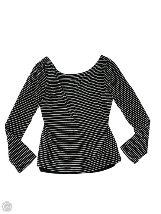 Top Long Sleeve By Carly Jean In Striped Pattern, Size: M