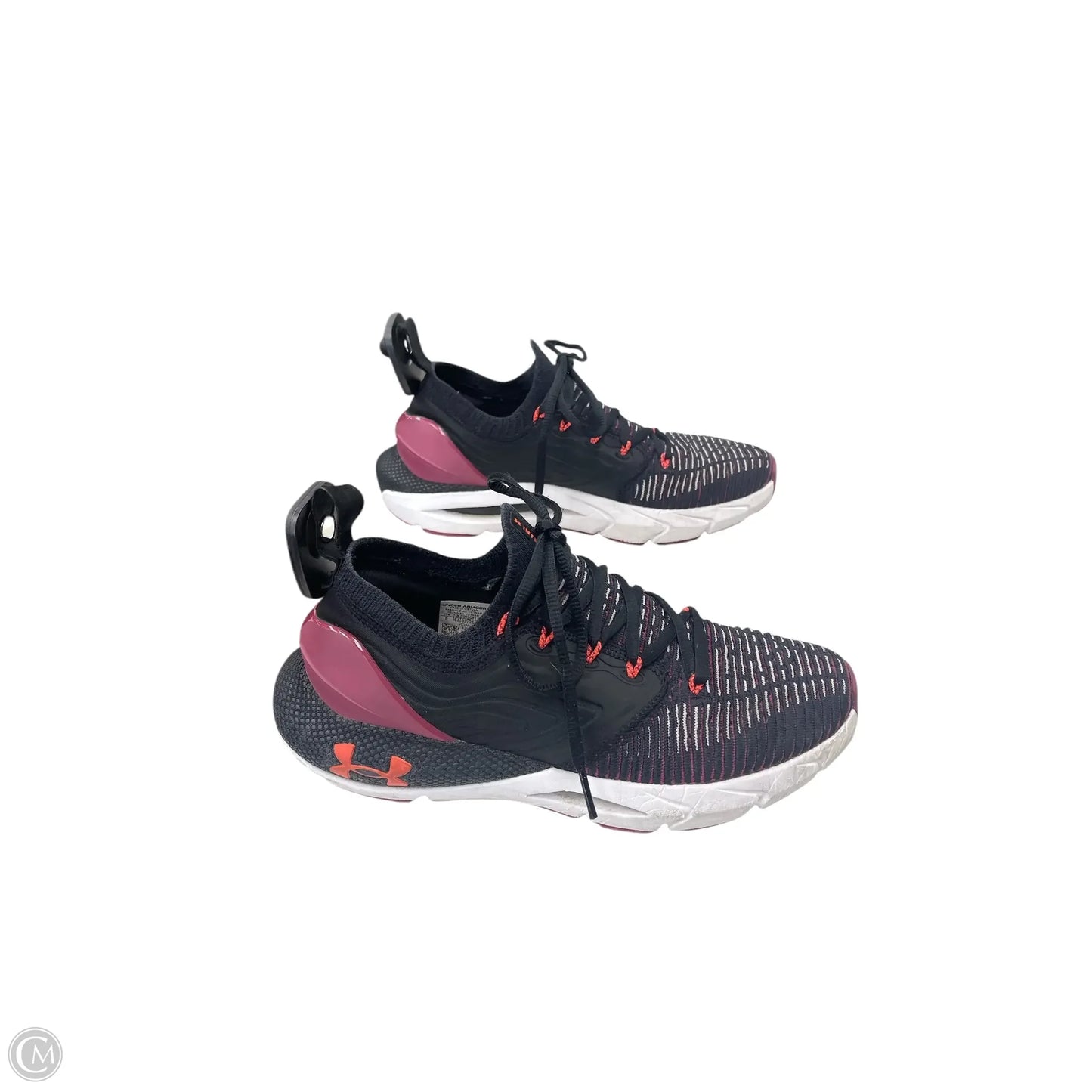 Shoes Athletic By Under Armour In Black & Orange, Size: 8