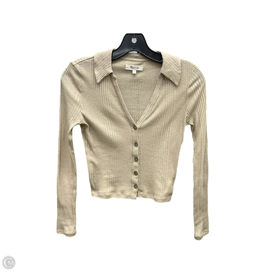 Top Long Sleeve By Madewell In Green, Size: Xs