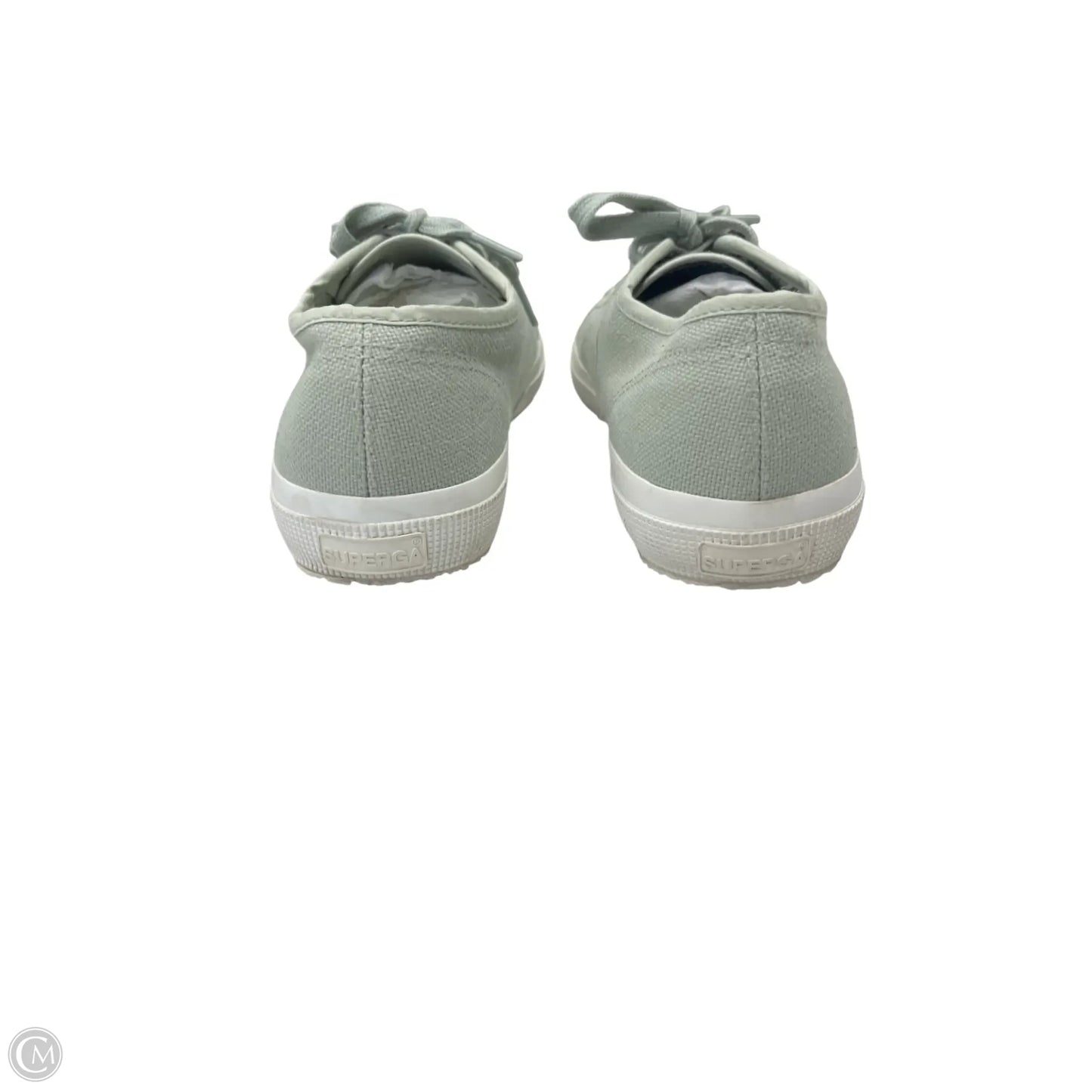 Shoes Athletic By Superga In Green, Size: 8