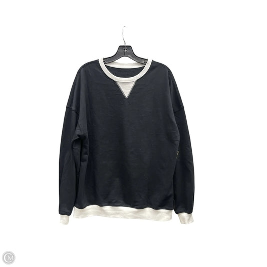 Top Long Sleeve By Clothes Mentor In Black & White, Size: M