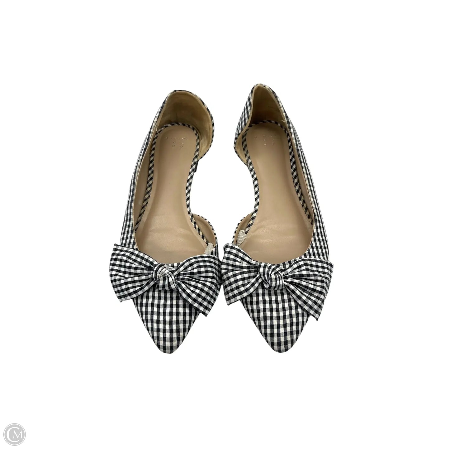 Shoes Flats By A New Day In Checkered Pattern, Size: 10