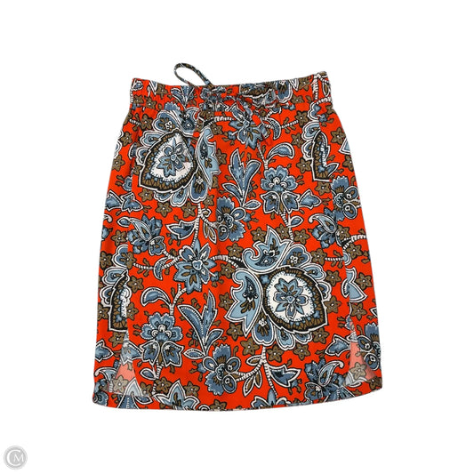 Skirt Maxi By Loft In Blue & Orange, Size: Xs