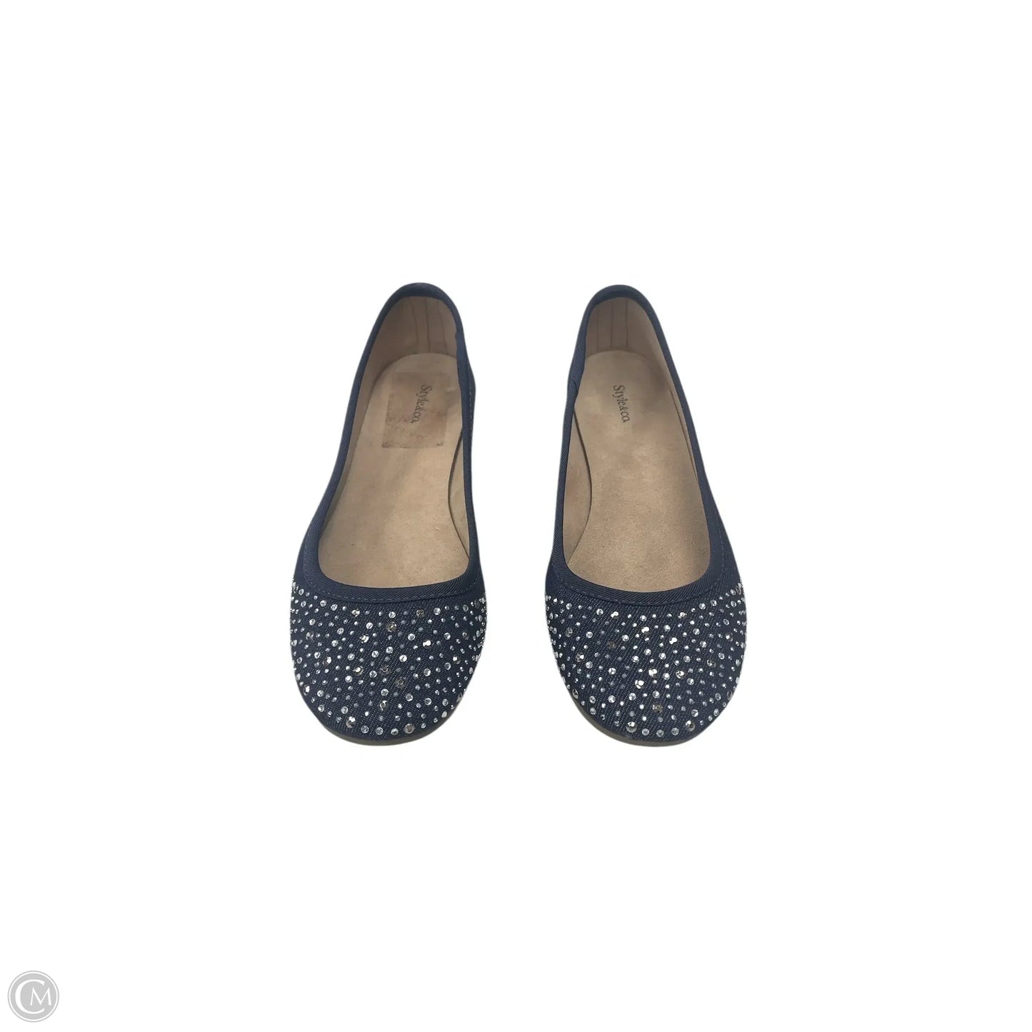 Shoes Flats By Style And Company In Blue Denim, Size: 6