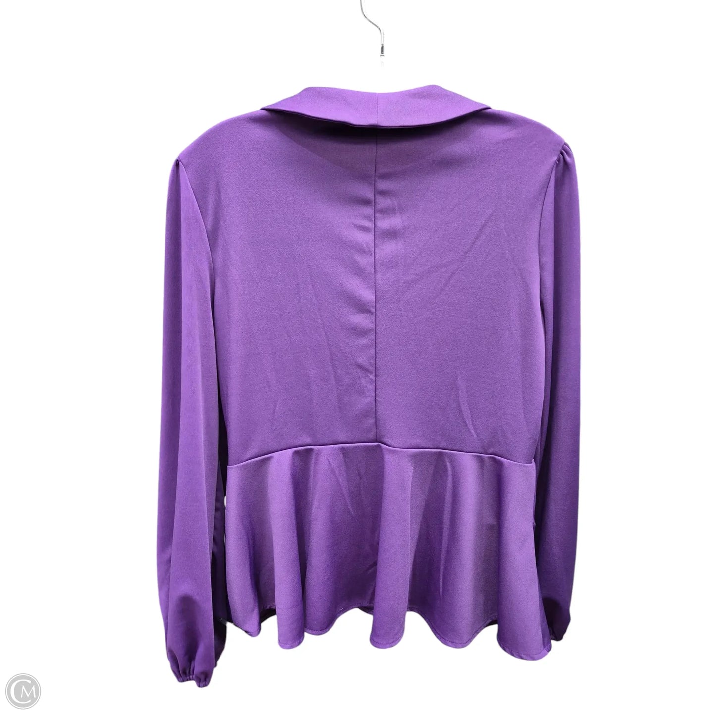 Top Long Sleeve By Grace Karin In Purple, Size: L