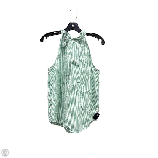 Top Sleeveless By J. Crew In Green, Size: 4
