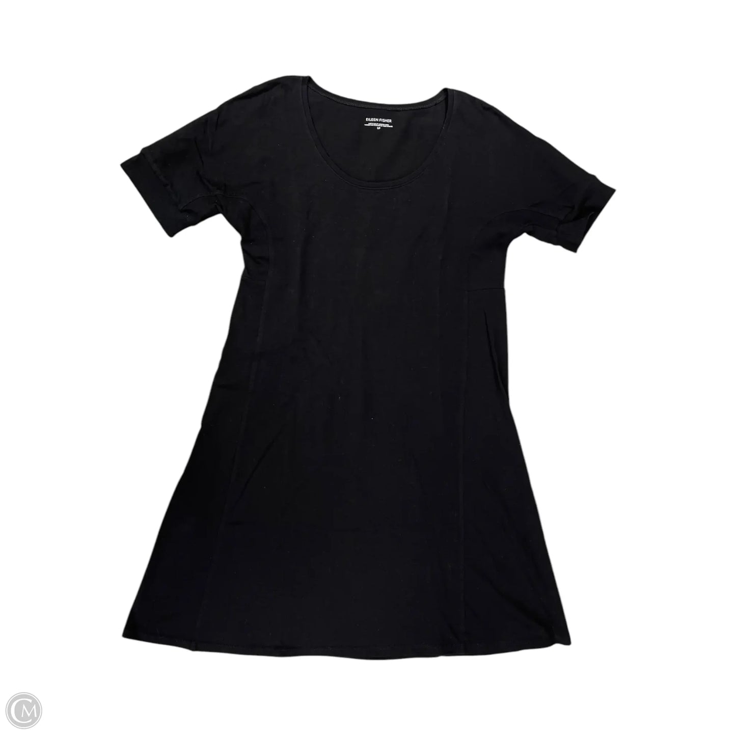 Dress Casual Midi By Eileen Fisher In Black, Size: S