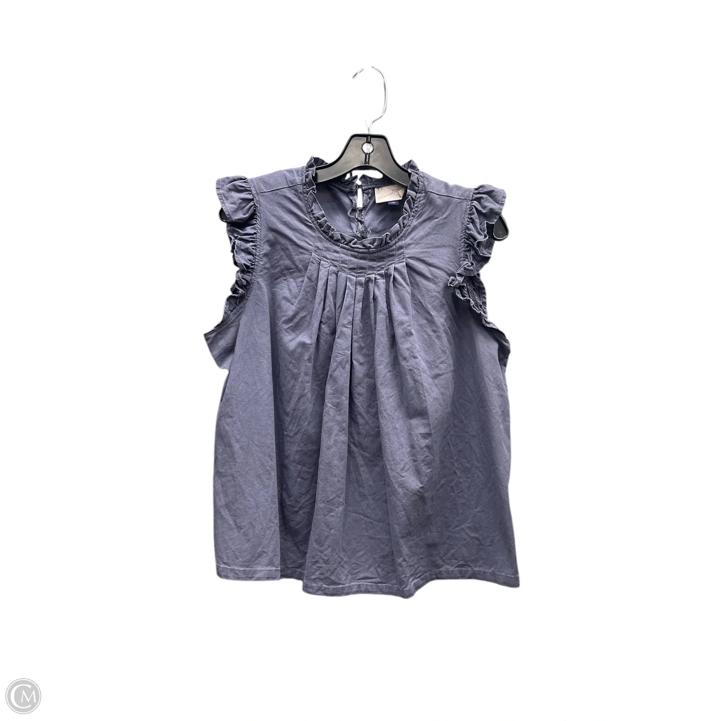 Top Sleeveless By Universal Thread In Blue, Size: L