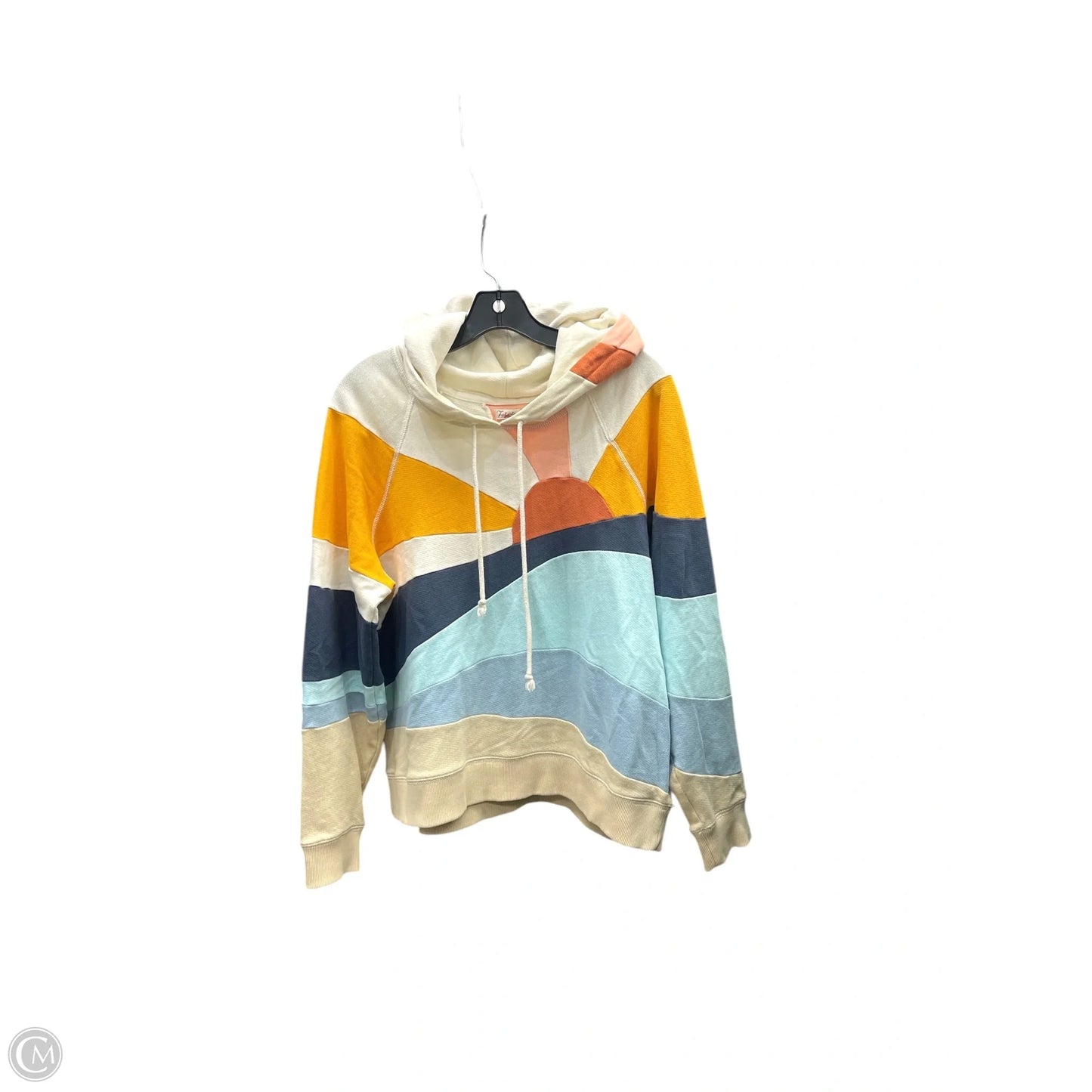 Sweatshirt Hoodie By Faherty In Multi-colored, Size: L