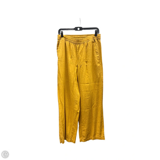 Pants Wide Leg By Old Navy In Yellow, Size: S