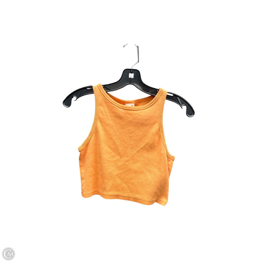 Tank Top By H&m In Orange, Size: M