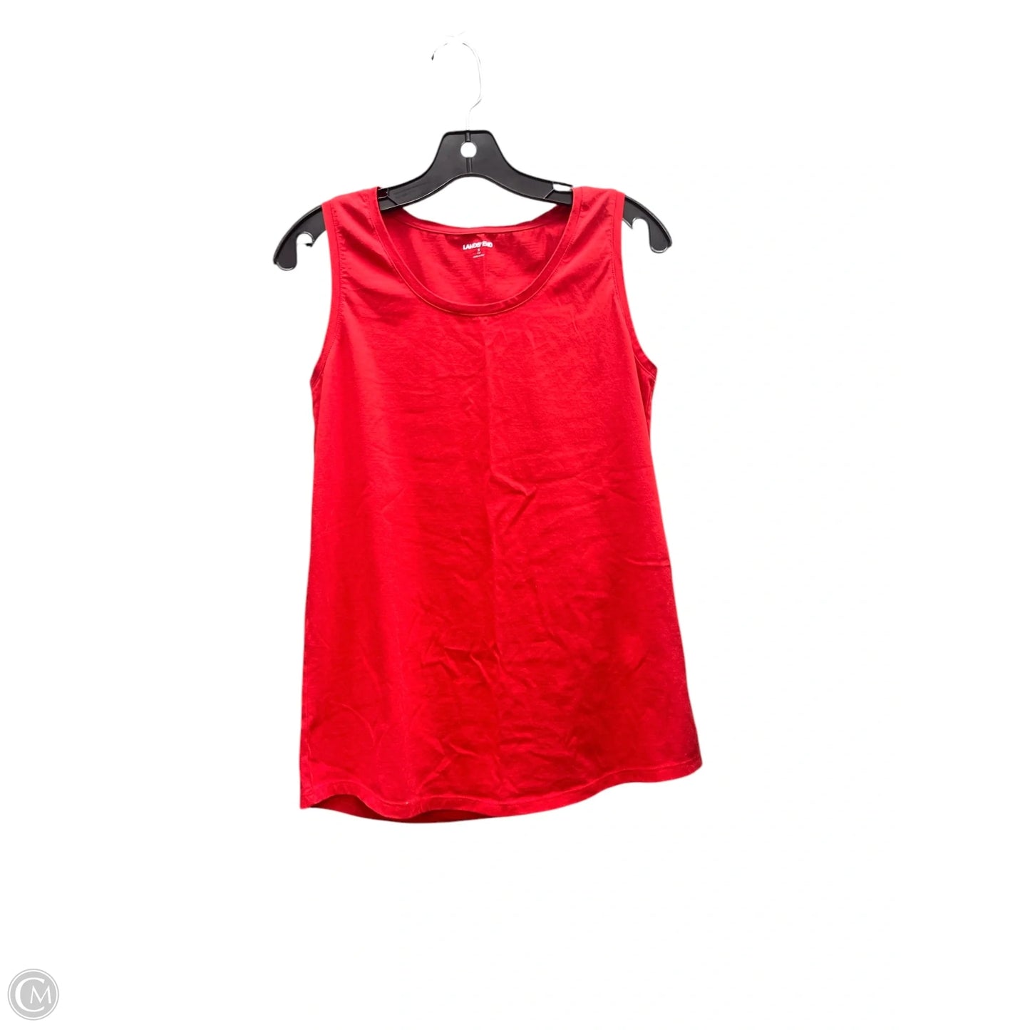 Top Sleeveless Basic By Lands End In Red, Size: S