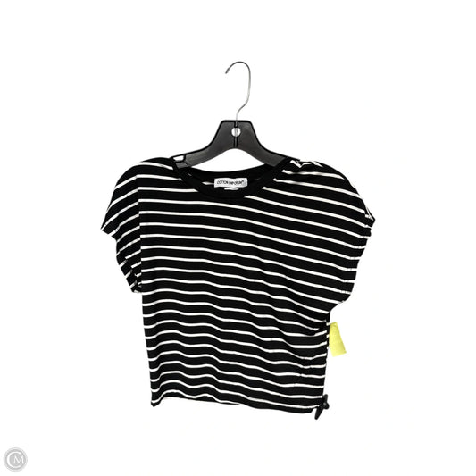 Top Short Sleeve By Clothes Mentor In Striped Pattern, Size: M
