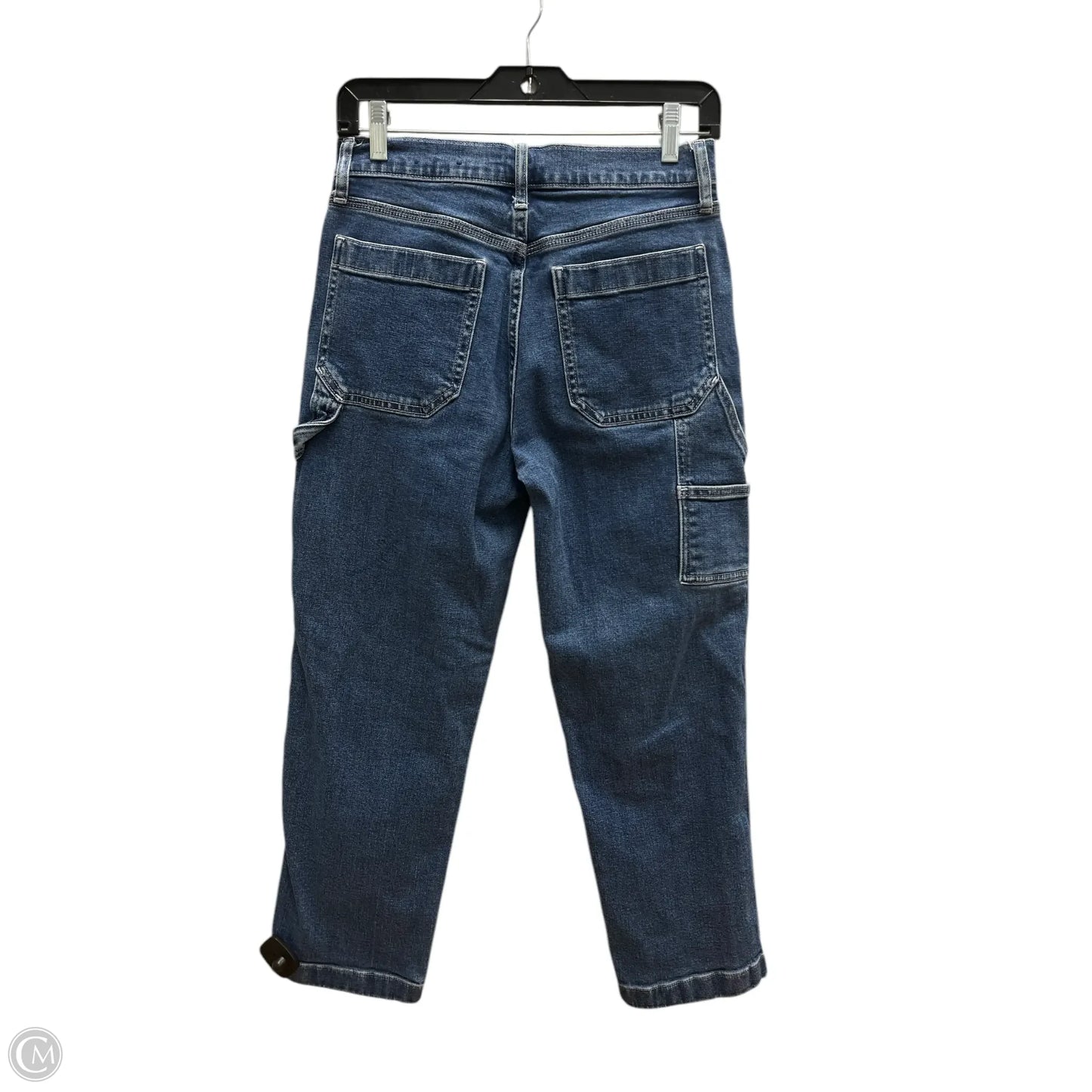 Jeans Straight By Gap In Blue Denim, Size: 4