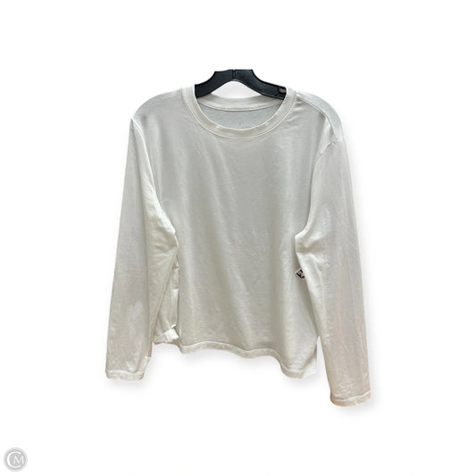 Top Long Sleeve Basic By A New Day In White, Size: Xl