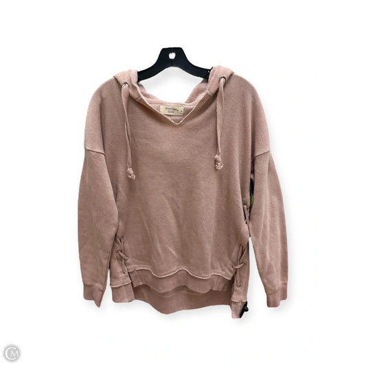 Sweatshirt Hoodie By Ocean Drive In Pink, Size: S
