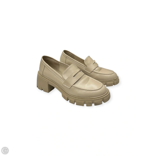Shoes Heels Block By Cushionaire In Tan, Size: 8
