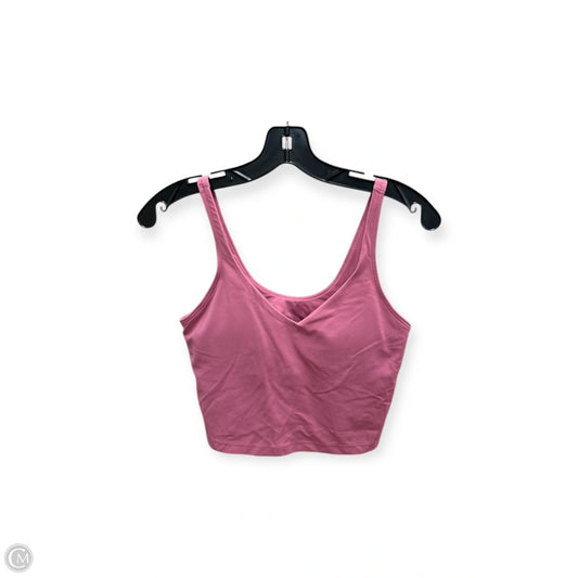 Athletic Bra By Lululemon In Pink, Size: 8
