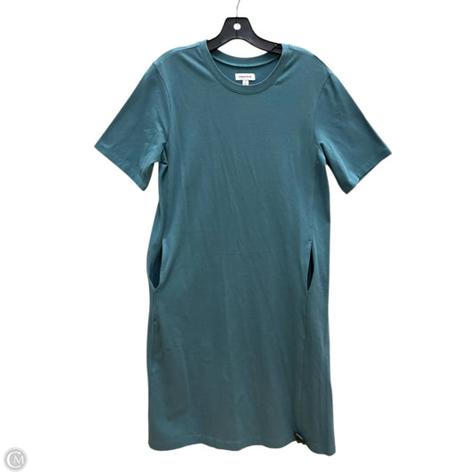 Dress Casual Midi By Nordstrom In Teal, Size: S