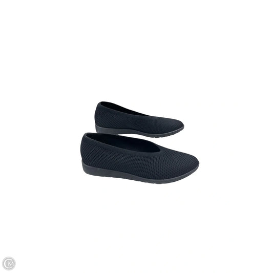 Shoes Heels Wedge By Eileen Fisher In Black, Size: 9
