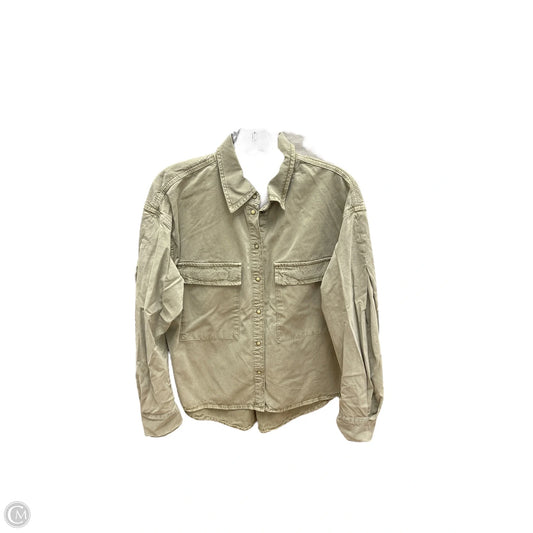 Top Long Sleeve Designer By All Saints In Green, Size: 4