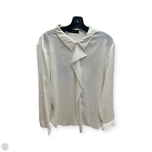 Top Long Sleeve By Ivanka Trump In Cream, Size: Xl
