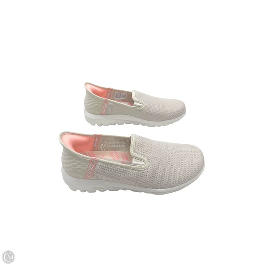 Shoes Athletic By Skechers In Beige, Size: 6