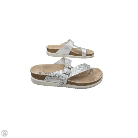 Sandals Flats By Mephisto In Silver
