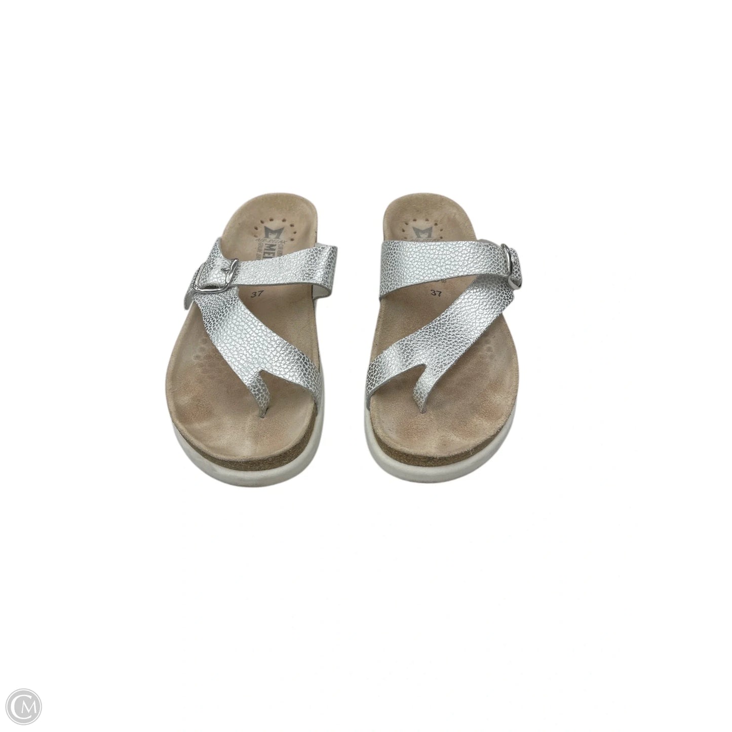 Sandals Flats By Mephisto In Silver