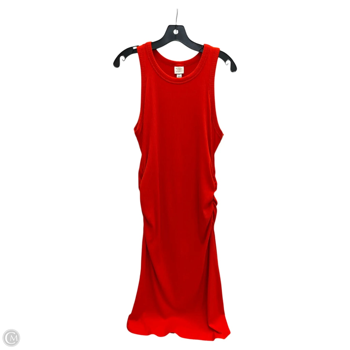 Dress Casual Maxi By A New Day In Orange, Size: Xl