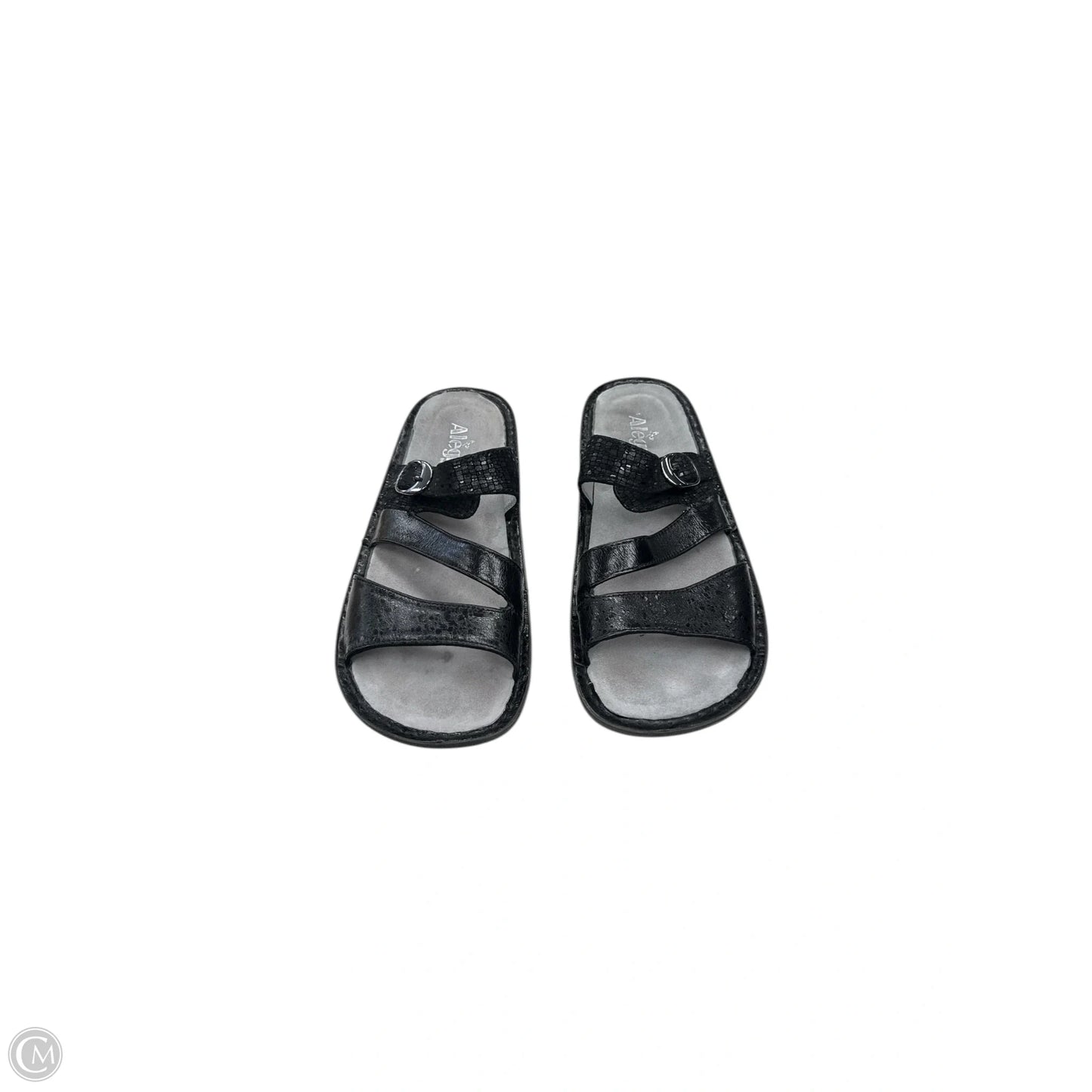 Sandals Heels Wedge By Alegria In Black, Size: 10