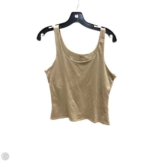 Tank Top By J. Jill In Tan, Size: M