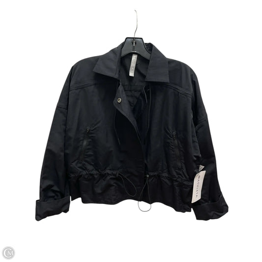 Jacket Windbreaker By Athleta In Black, Size: Xs
