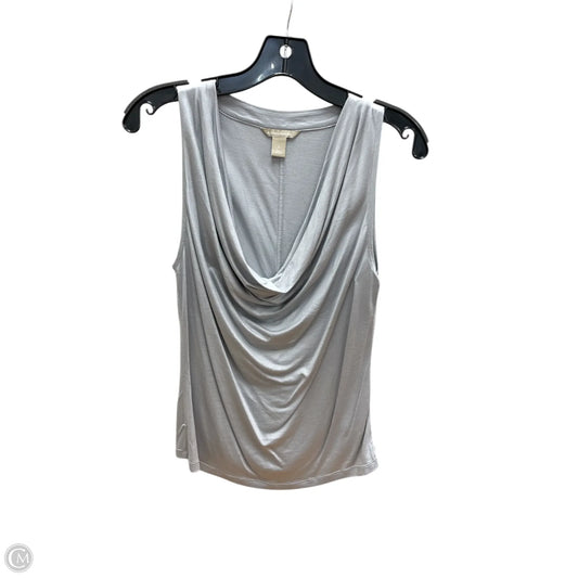 Top Sleeveless By Banana Republic In Grey, Size: S