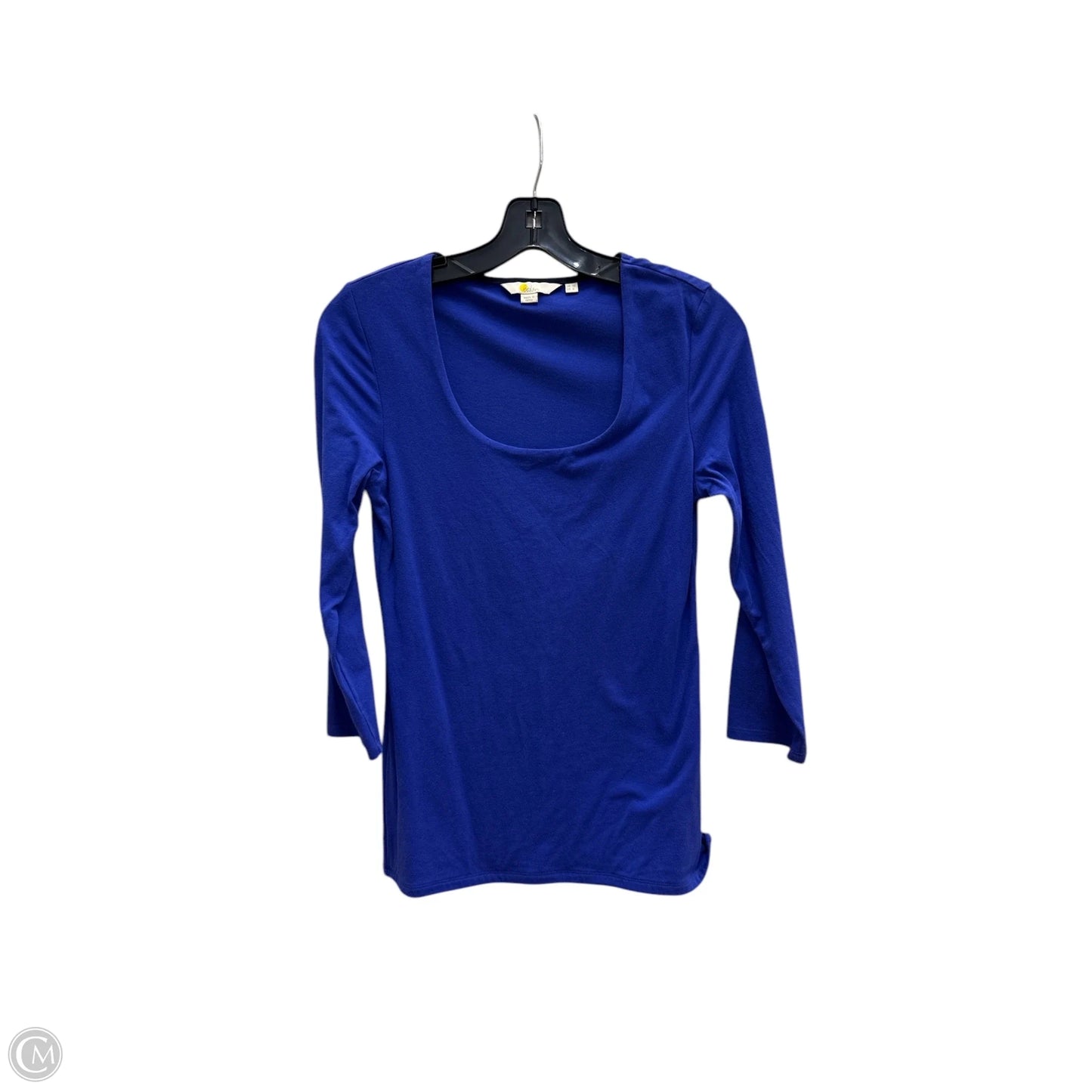 Top 3/4 Sleeve By Boden In Blue, Size: 6