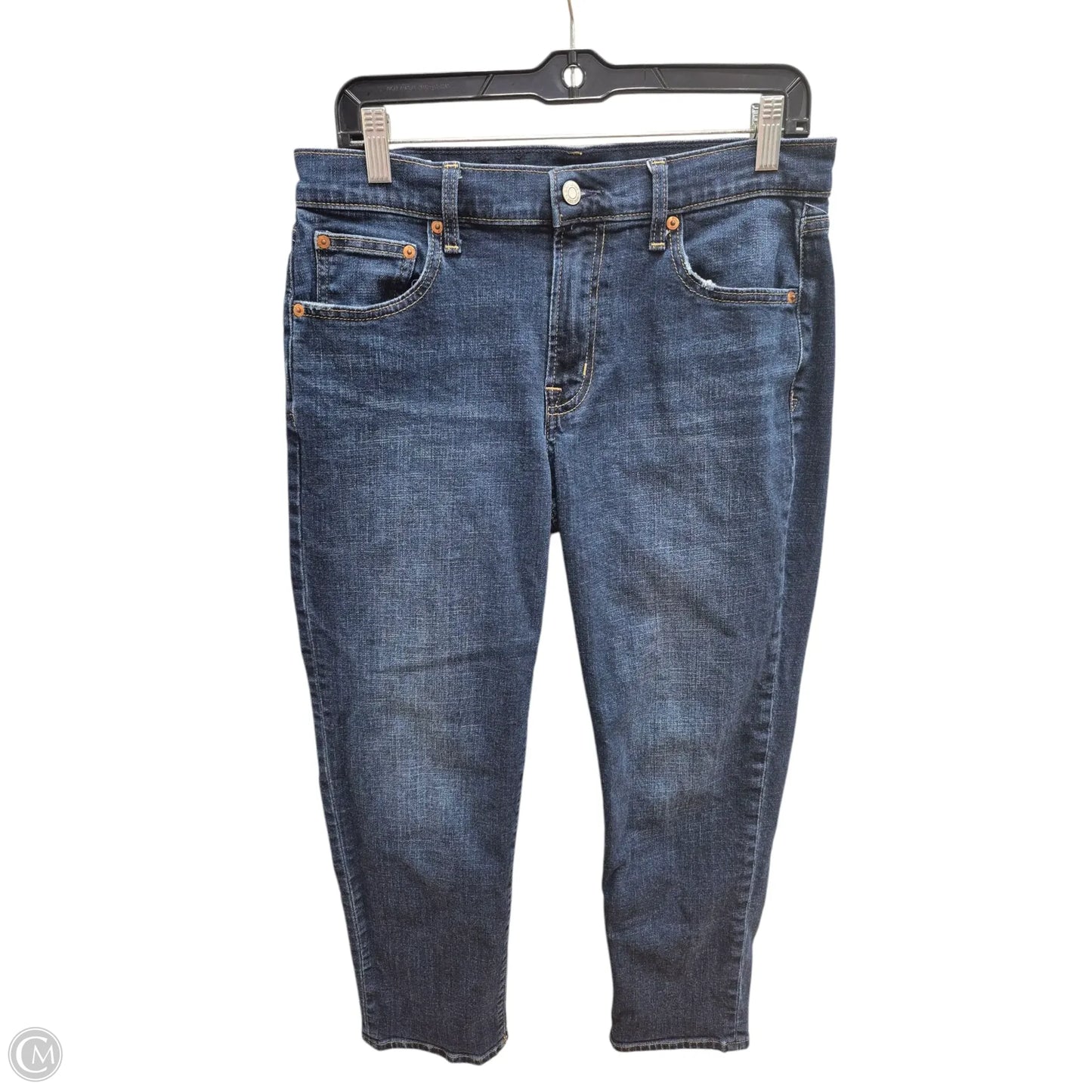 Jeans Straight By Gap In Blue Denim, Size: 6