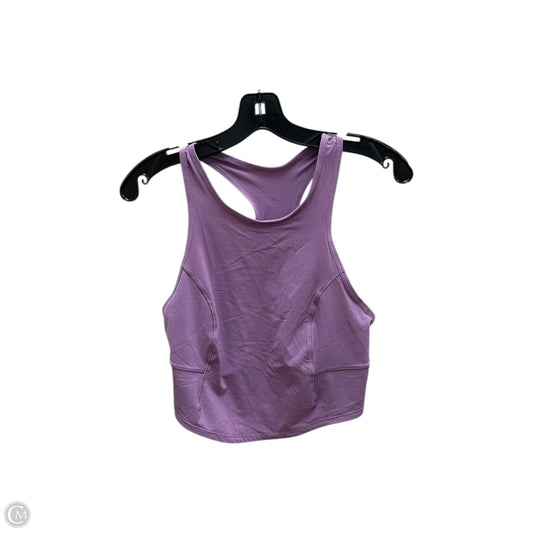Athletic Tank Top By Lululemon In Purple, Size: S