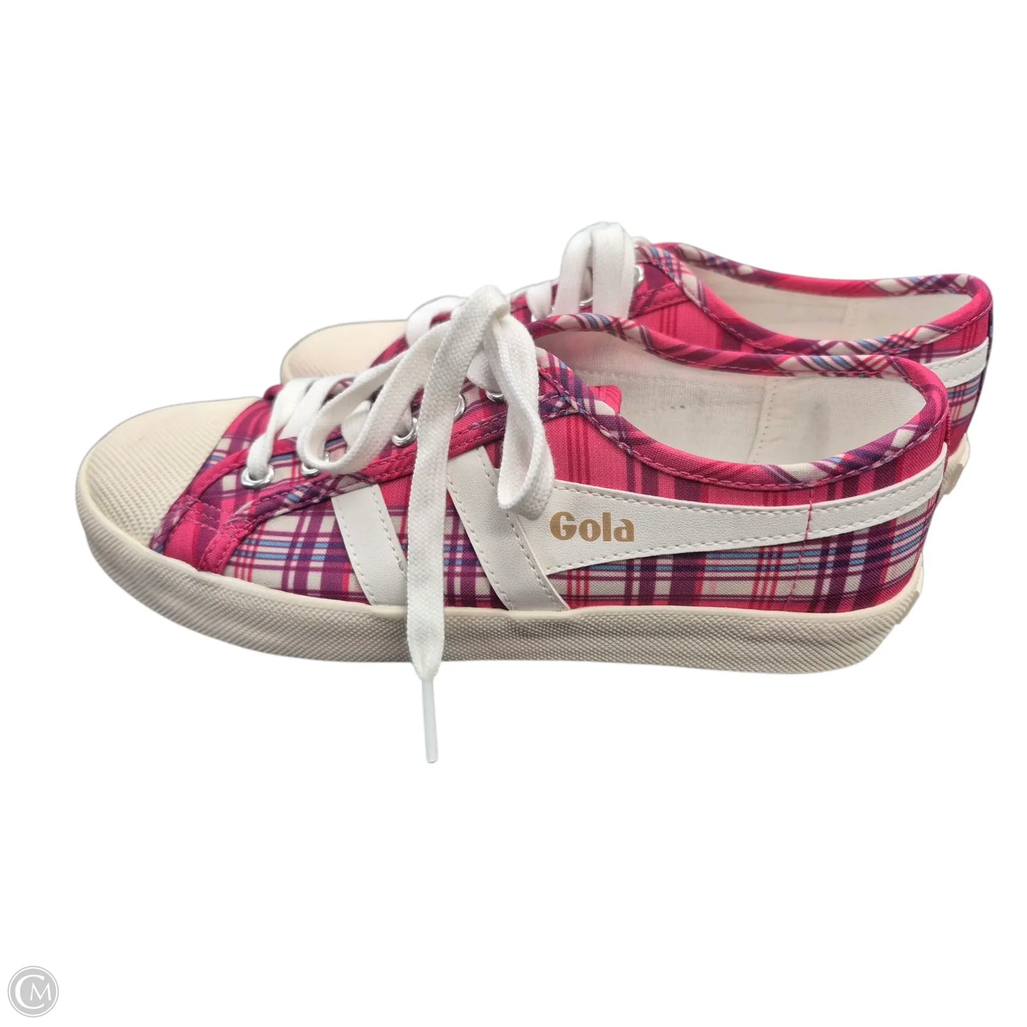 Shoes Sneakers By Gola In Pink & White, Size: 8